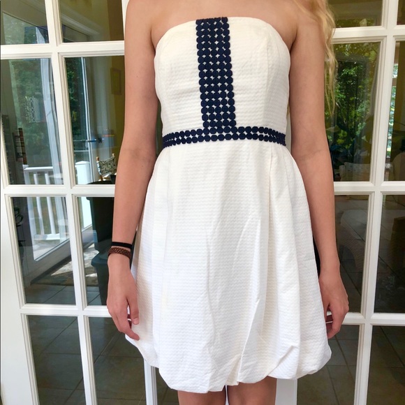 Lilly Pulitzer Strapless Bubble Dress - Picture 2 of 4